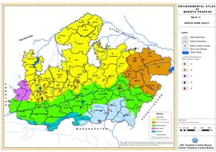 Water Quality map of MP